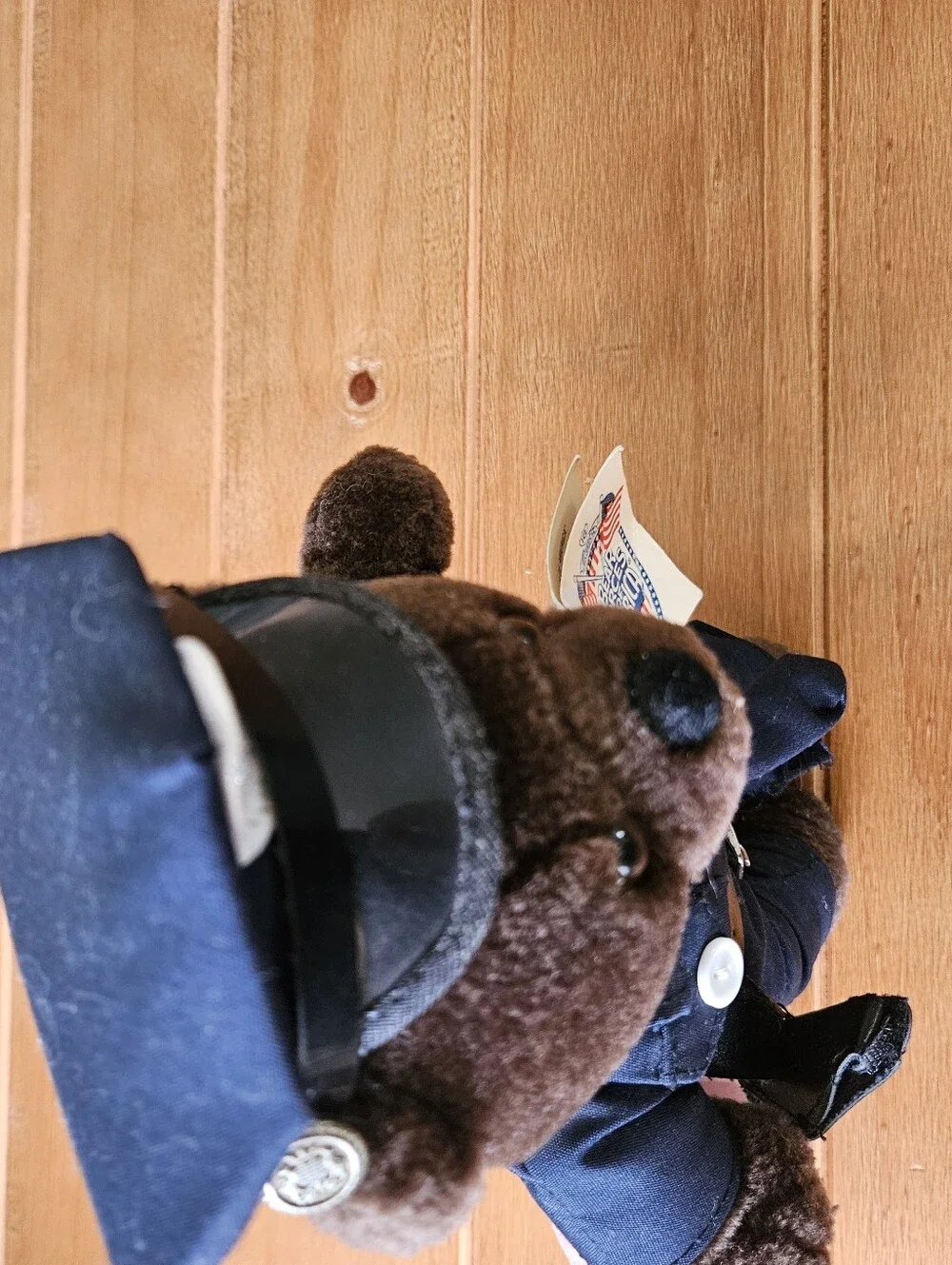 NWT- Vintage 1989 Bear Forces of America Police Officer Teddy Bear Cop Holster